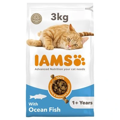 IAMS CAT ADULT OCEAN FISH 3 KG