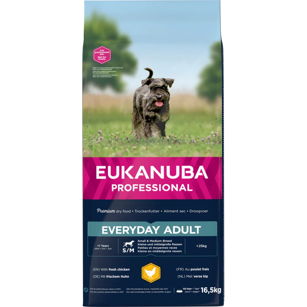 EUK DOG AD EVERYDAY 16,5 KG SMALL / MEDIUM