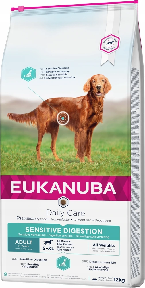 EUK SENSITIVE DIGESTION 12 KG DAILY CARE