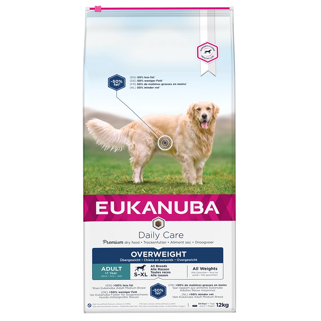 EUK OVERWEIGHT 12 KG STERILIZED, DAILY CARE