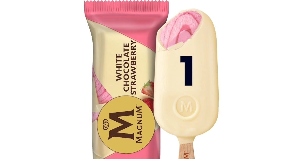 Magnum White Choco & Strawberry